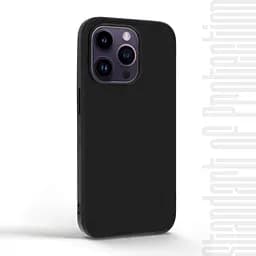 Чехол-накладка для смартфона Apple iPhone 14 Pro, противоударный, силиконовый, термополиуретановый (ТПУ), с защитой камеры и корпуса, черный, защита всего корпуса, ArmorStandart (ARM65614) - мініатюра 2