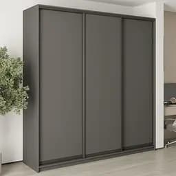 Шкаф-купе трехдверный MebelStar Комбо BG 3ДСП 230x60x240 см Антрацит (MBS-9443)