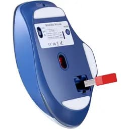 Миша бездротова Defender Tisa GM-126, White/Blue, Bluetooth / 2.4 GHz / USB, оптична, 800-1600 dpi, 7 кнопок, радіус дії до 10 м, RGB підсвічування, кабель 0.8 м, час роботи до 220 год (52126) - мініатюра 5