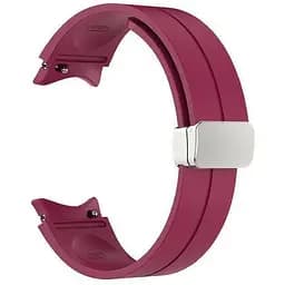 Ремешок для Samsung Galaxy Watch 4 40mm - тёмно-красный ширина крепления 20мм силикон Watchbands Cls (W14-5WB19442177)