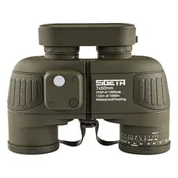 Бінокль SIGETA Admiral 7x50 Military floating/compass/reticle морський - мініатюра 4