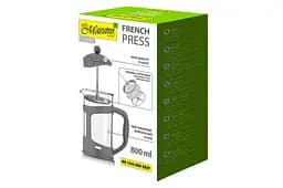 Френч-прес Maestro MR-1665-800-GRAY 800мл пластик сірий - мініатюра 3
