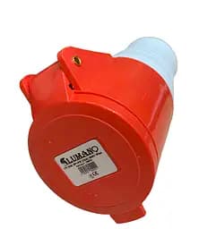 Розетка силова переносна Lumano (224) 3P+PE 32А 380В IP44 (18870)