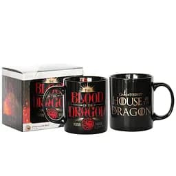 Чашка порцелянова Warner Bros Циліндр The blood of the Dragon 350 мл чорна (76001619)