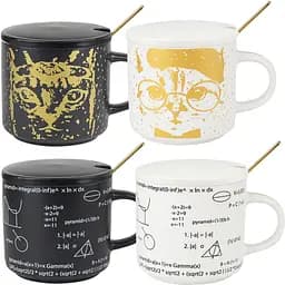 Чашка з кришкою та ложкою SnT Science, 1 шт., 320 мл (20632)