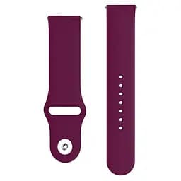 Ремінець ArmorStandart Silicone Watch Strap 20mm Marsala (ARM60520) - мініатюра 3