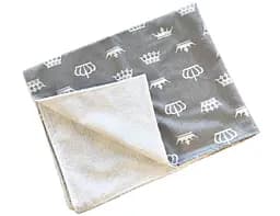 Непромокаемая пеленка Moontime "Короны на сером"