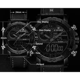 Годинник чоловічий наручний Naviforce Next 9134 (Black) - мініатюра 8