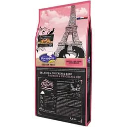 Сухий корм для вибагливих котів Bon Appetit Gourmand Cat Salmon&Chicken&Rice з лососем, куркою та рисом 12 кг