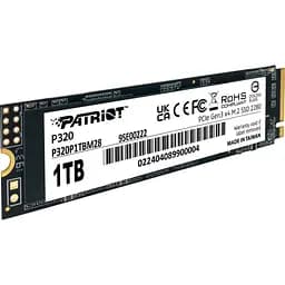 Накопичувач SSD M.2 2280 1TB Patriot (P320P1TBM28) - мініатюра 2