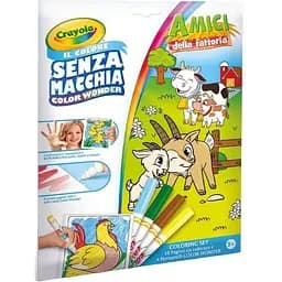 Розмальовка Crayola Color Wonder Тварини, 18 сторінок (75-2817)