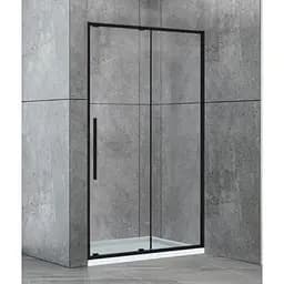 Душевые двери Dusel DSL191B 1200x1900 518512, универсальные, прозрачный, черный матовый