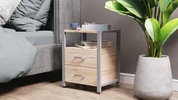 Тумба універсальна Ferrum-decor Вів'єн 2/2 50x41x40 сірий ДСП Дуб Сан-Марино 16мм (FRD-104167) - мініатюра 6
