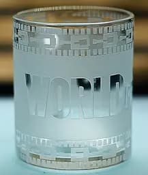 Скляна чашка для чаю  320 мл з гравіюванням Ворлд оф Танкс World of Tanks подарунок для танкіста WOT