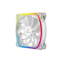 Кулер до корпусу Enermax SQUA RGB WHITE 3x 120 mm (3 PACK) (UCSQARGB12P-W-BP3) - мініатюра 4