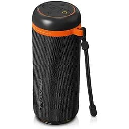 Колонка портативна 2.0 Real-EL X-7011 чорний, 2 x 5 Вт, пластиковий корпус, bluetooth, USB-А/USB-C, RGB підсвічування