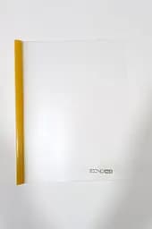 Папка Economix А5 E31261 65л. з пліч. планкою-притиском (4044572312617) Жовтий