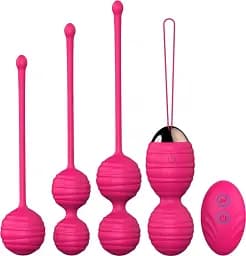 Набір вагінальних кульок I’MCUM Kegel Queen 4in1 Рожевий (IM-KGE205)