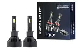 Комплект світлодіодних ламп Infolight S1 H1 50W - мініатюра 6