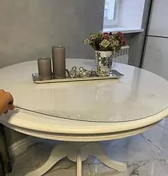 Силіконова скатертина Crystal М'яке скло 180х80 см 1.5 мм (1500 мікрон) - мініатюра 2