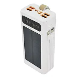 Повербанк ACL PW90, 30000 mAh Solar TypeC + Lighting білий