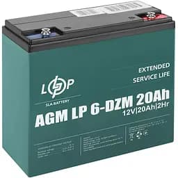 Акумулятор LogicPower LP 6-DZM-20 Ah тяговий свинцево-кислотний - мініатюра 2