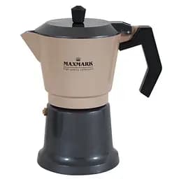 Кавоварка гейзерна Maxmark, 300 мл, бежевий (MK-AL110)