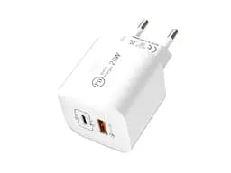 Зарядний адаптер блок на 2 виходи APD-180 20 W USB-A + USB C