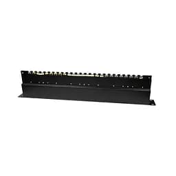 Патч-панель 24 порти NVC-PN-12/24 CAT5/CAT6 19" 1U екранована (73-00145) - мініатюра 5
