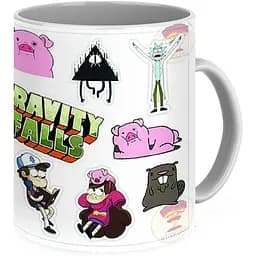 Кухоль GeekLand  Gravity Falls мультифандом GF.02.40.006 330 мл синій - мініатюра 2