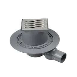 Трап для душа Pestan Confluo Dry-1 горизонтальный с фланцем 10х10 см 30412