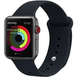 Ремінець Uwatch Silicone Strap for Apple Watch 38/40 mm Blue Cobalt