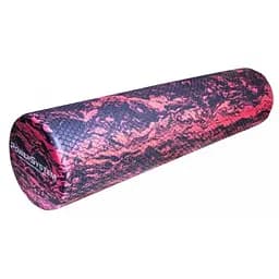 Масажний ролик (роллер) гладкий Power System PS-4089 Hexa Camo Roller Black/Red (60x15см) (PS_4089BR-0)