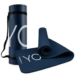 Коврик для йоги и фитнеса PowerPlay 4151 NBR Performance Mat Синий (183x61x1.2) (PP_4151_Blue_1.2cm)