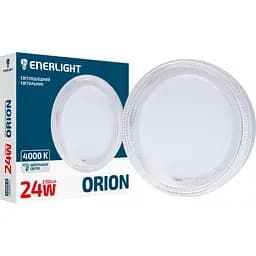 Світильник стельовий світлодіодний Enerlight Orion 24 Вт 4000К білий