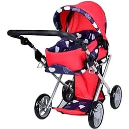 Детская коляска-книга Melogo 9346 EVA EVA 55×66×36 см красная