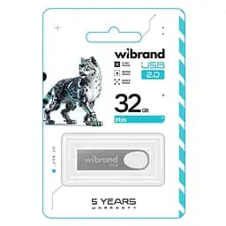 USB флеш накопичувач Wibrand 32GB Irbis Silver USB 2.0 (WI2.0/IR32U3S) - мініатюра 2