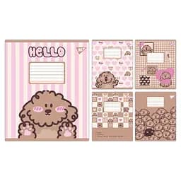 Набор тетрадей Yes Hello Puppy А5, 12 листов 25 шт. (767806)