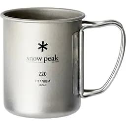 Кружка Snow Peak MG-141 Titanium Single Wall 220 мл