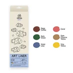 Набор цветных линеров, 6 цветов, 6 set Natural colors, IDEA10-AL6NAT,99IDEAS