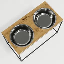Hollky Base XXL40 — миски на підставці для дуже великих собак (2 × 2,8 л) - мініатюра 5