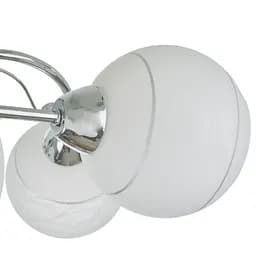 Люстра стельова Brille в спальню E27 60W CH (LK-691C/5) - мініатюра 6