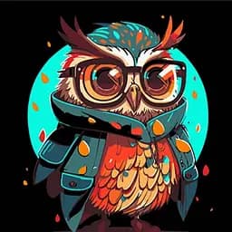 Набор для росписи по номерам Яркость пернатого мудреца, Strateg, на черном фоне, 30x30 см, SH3030-5