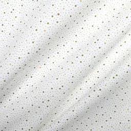 Простирадло Cosas на резинці 120х200 golden stars, білий (StarsDotsBeigeWhite_120x200x20) - мініатюра 3