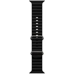 Ремінець Hoco iWatch WA12 Original series marine double buckle silicone strap (38/40/41 мм) Black