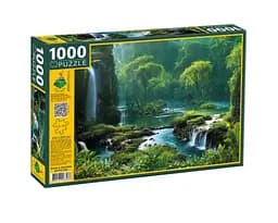 Пазлы Энергия+ Река в пышных джунглях, 1000 элементов, 83538