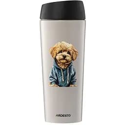 Термокружка Ardesto Coffee Time Maltipoo 450мл, нержавіюча сталь, бежевий (AR2645MP)