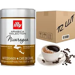 Кофе Illy Monoarabica Nicaragua в зернах 100% арабика 250 г ж/б (ящик 12 шт)