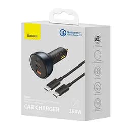 Авто ЗУ Baseus 160W Car Charger 2C+U + кабель - комплект зарядный для авто (TZCC2M-0G / CCZX-160CX) - мініатюра 4