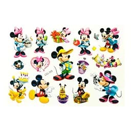 Дитячі тимчасові тату Mouse №3 Fresh Tattoo cg-355, 15х10 см